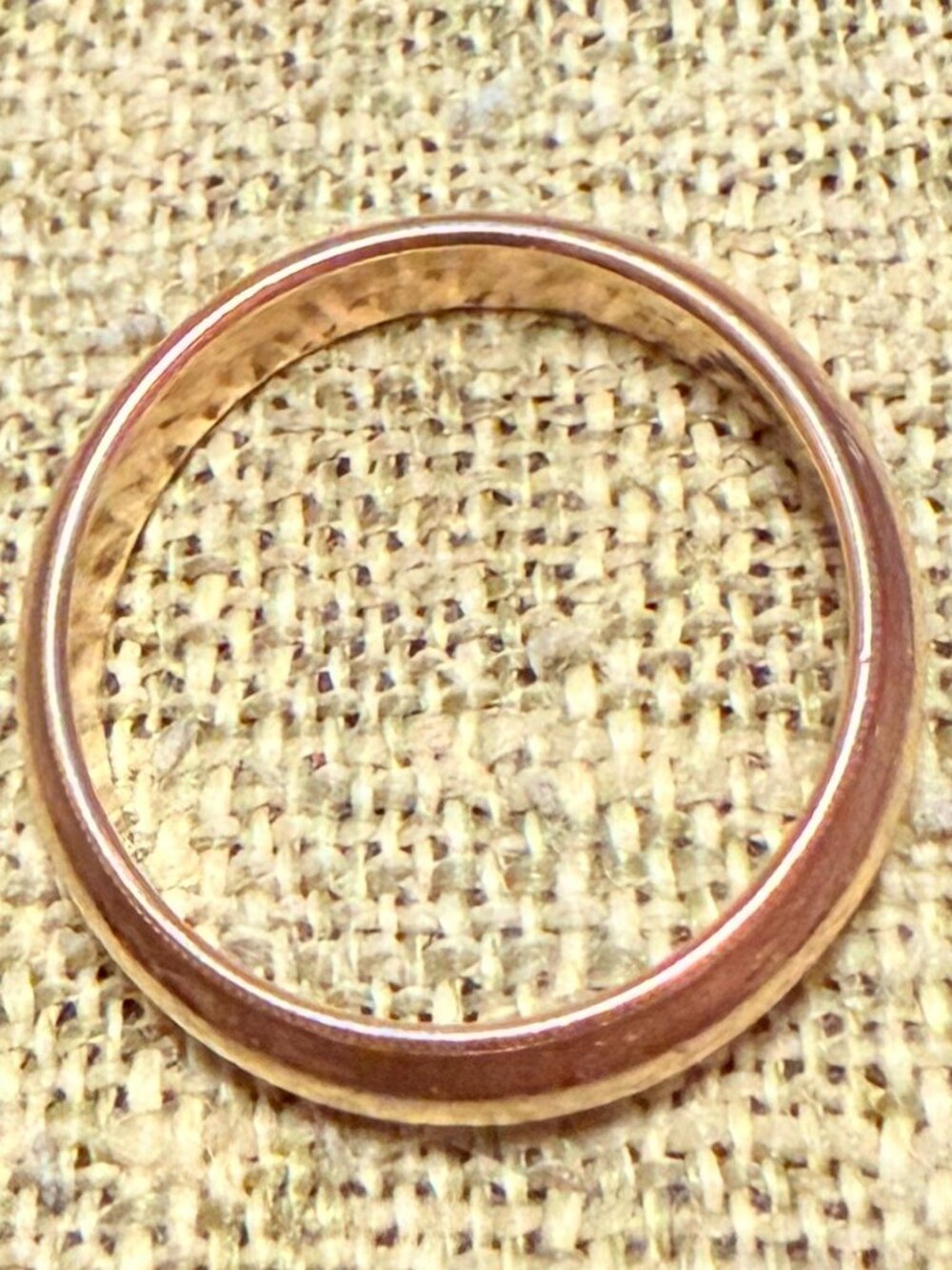 VINTAGE Blue Ridge Men's 14K Yellow Gold Milgrain Wedding Band